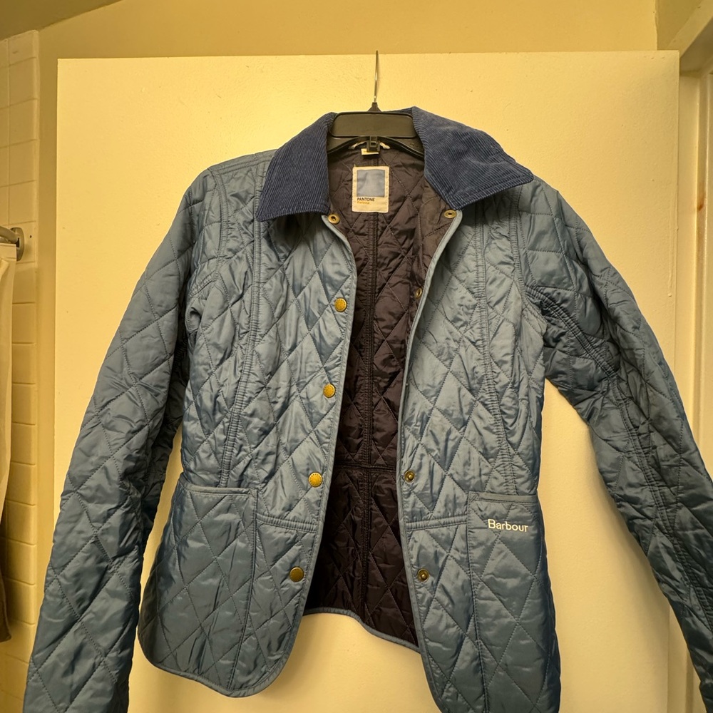 Barbour Pantone Blue jacket size US 4